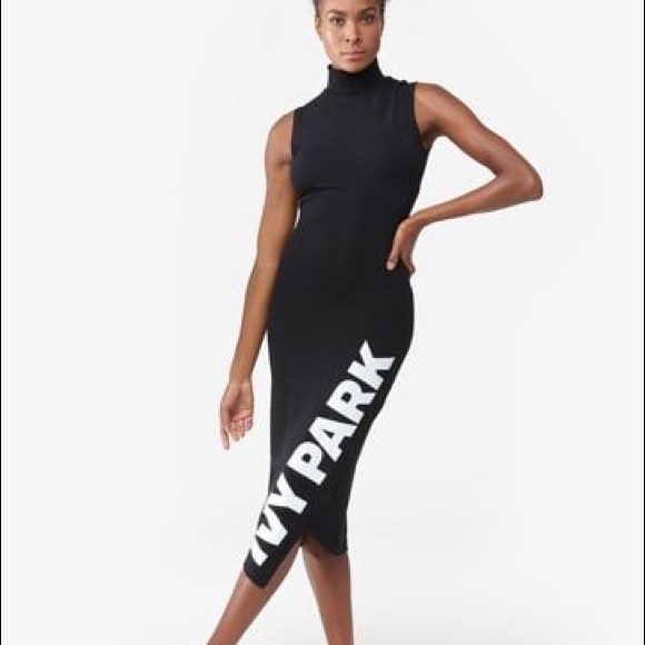 IVY PARK Dresses | Ivy Park Nwt Logo Asymmetrical Dress | Poshmark